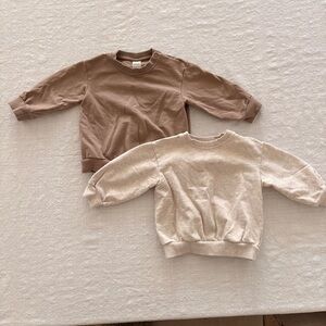 H&M Kids Brown and Beige Sweatshirts